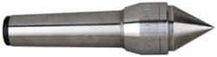 Value Collection - MT5 Taper Shank, 2.44" Head Diam Live Center - 1,763 Lb Max Workpc, Standard Point - Exact Tool & Supply