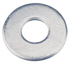 Value Collection - 5/16" Screw, Steel USS Flat Washer - 0.37" ID x 0.905" OD, 0.104" Thick, Zinc-Plated Finish - Exact Tool & Supply
