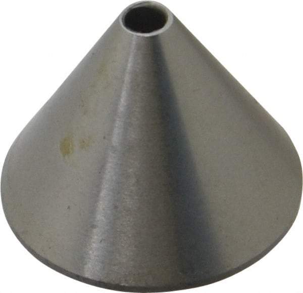 Concentric - 2MT Taper, 1/4 to 1.31" Point Diam, Hardened Tool Steel Lathe Bell Head Point - Compatible with Live Centers - Exact Tool & Supply