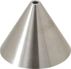 Concentric - 5MT Taper, 0.51 to 3.33" Point Diam, Hardened Tool Steel Lathe Bell Head Point - Compatible with Live Centers - Exact Tool & Supply