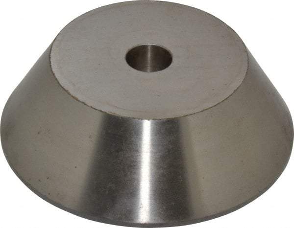 Concentric - 2.17 to 3-1/4" Point Diam, Hardened Tool Steel Lathe Bell Head Point - Compatible with Live Centers - Exact Tool & Supply