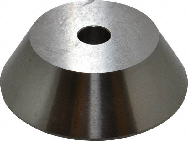 Concentric - 3.21 to 4.8" Point Diam, Hardened Tool Steel Lathe Bell Head Point - Compatible with Live Centers - Exact Tool & Supply