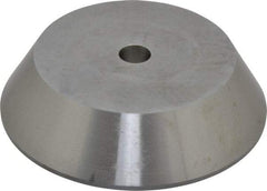 Concentric - 3.14 to 4.22" Point Diam, Hardened Tool Steel Lathe Bell Head Point - Compatible with Live Centers - Exact Tool & Supply