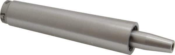 Concentric - 2MT Taper, Hardened Tool Steel Lathe Shank - Compatible with Live Centers - Exact Tool & Supply