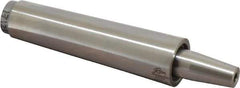 Concentric - 3MT Taper, Hardened Tool Steel Lathe Shank - Compatible with Live Centers - Exact Tool & Supply
