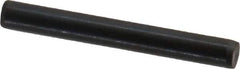 Holo-Krome - 3mm Diam x 25mm Pin Length Grade 8 Alloy Steel Standard Dowel Pin - Black Luster Finish, C 60 (Surface) & C 50-58 Hardness, 1 Beveled & 1 Rounded End - Exact Tool & Supply
