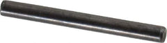 Holo-Krome - 3mm Diam x 30mm Pin Length Grade 8 Alloy Steel Standard Dowel Pin - Black Luster Finish, C 60 (Surface) & C 50-58 Hardness, 1 Beveled & 1 Rounded End - Exact Tool & Supply