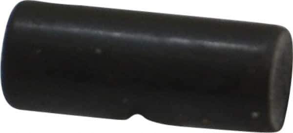 Holo-Krome - 4mm Diam x 10mm Pin Length Grade 8 Alloy Steel Standard Dowel Pin - Black Luster Finish, C 60 (Surface) & C 50-58 Hardness, 1 Beveled & 1 Rounded End - Exact Tool & Supply