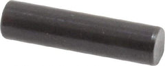 Holo-Krome - 4mm Diam x 16mm Pin Length Grade 8 Alloy Steel Standard Dowel Pin - Black Luster Finish, C 60 (Surface) & C 50-58 Hardness, 1 Beveled & 1 Rounded End - Exact Tool & Supply