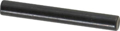 Holo-Krome - 4mm Diam x 30mm Pin Length Grade 8 Alloy Steel Standard Dowel Pin - Black Luster Finish, C 60 (Surface) & C 50-58 Hardness, 1 Beveled & 1 Rounded End - Exact Tool & Supply
