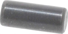 Holo-Krome - 5mm Diam x 12mm Pin Length Grade 8 Alloy Steel Standard Dowel Pin - Black Luster Finish, C 60 (Surface) & C 50-58 Hardness, 1 Beveled & 1 Rounded End - Exact Tool & Supply