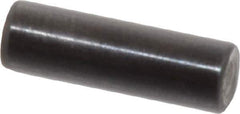 Holo-Krome - 5mm Diam x 16mm Pin Length Grade 8 Alloy Steel Standard Dowel Pin - Black Luster Finish, C 60 (Surface) & C 50-58 Hardness, 1 Beveled & 1 Rounded End - Exact Tool & Supply