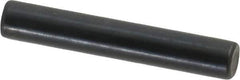 Holo-Krome - 5mm Diam x 30mm Pin Length Grade 8 Alloy Steel Standard Dowel Pin - Black Luster Finish, C 60 (Surface) & C 50-58 Hardness, 1 Beveled & 1 Rounded End - Exact Tool & Supply
