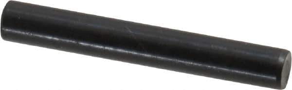 Holo-Krome - 5mm Diam x 35mm Pin Length Grade 8 Alloy Steel Standard Dowel Pin - Black Luster Finish, C 60 (Surface) & C 50-58 Hardness, 1 Beveled & 1 Rounded End - Exact Tool & Supply