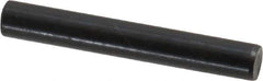 Holo-Krome - 5mm Diam x 35mm Pin Length Grade 8 Alloy Steel Standard Dowel Pin - Black Luster Finish, C 60 (Surface) & C 50-58 Hardness, 1 Beveled & 1 Rounded End - Exact Tool & Supply