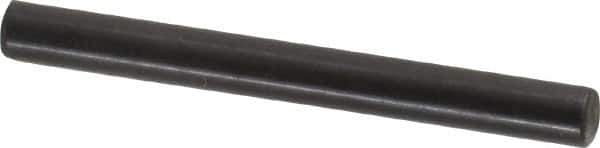 Holo-Krome - 5mm Diam x 50mm Pin Length Grade 8 Alloy Steel Standard Dowel Pin - Black Luster Finish, C 60 (Surface) & C 50-58 Hardness, 1 Beveled & 1 Rounded End - Exact Tool & Supply
