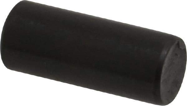 Holo-Krome - 8mm Diam x 20mm Pin Length Grade 8 Alloy Steel Standard Dowel Pin - Black Luster Finish, C 60 (Surface) & C 50-58 Hardness, 1 Beveled & 1 Rounded End - Exact Tool & Supply