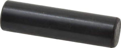 Holo-Krome - 8mm Diam x 30mm Pin Length Grade 8 Alloy Steel Standard Dowel Pin - Black Luster Finish, C 60 (Surface) & C 50-58 Hardness, 1 Beveled & 1 Rounded End - Exact Tool & Supply