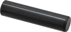 Holo-Krome - 8mm Diam x 35mm Pin Length Grade 8 Alloy Steel Standard Dowel Pin - Black Luster Finish, C 60 (Surface) & C 50-58 Hardness, 1 Beveled & 1 Rounded End - Exact Tool & Supply
