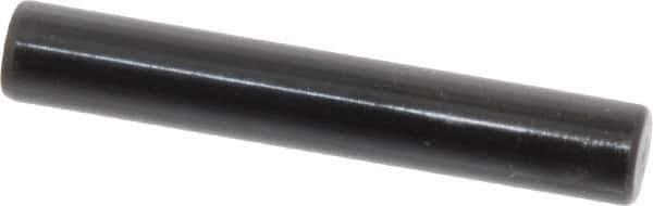 Holo-Krome - 8mm Diam x 50mm Pin Length Grade 8 Alloy Steel Standard Dowel Pin - Black Luster Finish, C 60 (Surface) & C 50-58 Hardness, 1 Beveled & 1 Rounded End - Exact Tool & Supply