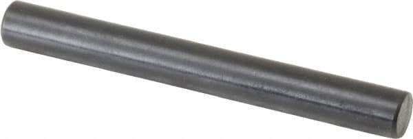 Holo-Krome - 8mm Diam x 70mm Pin Length Grade 8 Alloy Steel Standard Dowel Pin - Black Luster Finish, C 60 (Surface) & C 50-58 Hardness, 1 Beveled & 1 Rounded End - Exact Tool & Supply