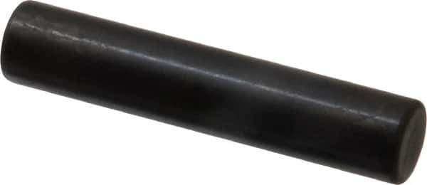 Holo-Krome - 10mm Diam x 50mm Pin Length Grade 8 Alloy Steel Standard Dowel Pin - Black Luster Finish, C 60 (Surface) & C 50-58 Hardness, 1 Beveled & 1 Rounded End - Exact Tool & Supply
