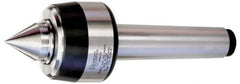 Royal Products - MT6 Taper Shank, 4" Head Diam 10,080 Lb Capacity Live Center - 3,500 Max RPM, 3.15" Head Length, 2" Point Diam, 2.31" Point Len, 4,080 Lb Max Workpc, 13-7/32" OAL, Standard Point - Exact Tool & Supply