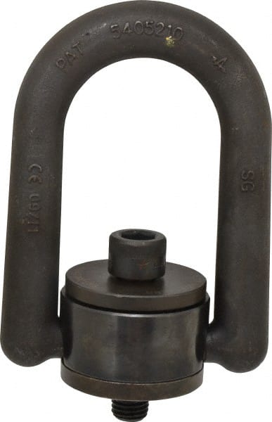 American Drill Bushing - 7,000 Lbs. Load Capacity, 5.1 Inch Wide x 7.37 Inch High x 3.57 Inch Opening, Extra Duty Center Pull Hoist Ring - Exact Tool & Supply