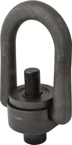 American Drill Bushing - 15,000 Lbs. Load Capacity, 6.75 Inch Wide x 9.22 Inch High x 3.74 Inch Opening, Extra Duty Center Pull Hoist Ring - Exact Tool & Supply