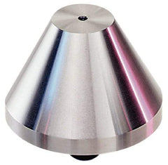 Royal Products - 3/4-16" Thread, 4MT & 5MT Taper, 1-3/8 to 3-1/2" Point Diam, Tool Steel Lathe Bull Nose Point - 2-3/8" OAL - Exact Tool & Supply