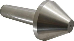 Royal Products - MT5 Taper Shank, 4.15" Head Diam 3,410 Lb Capacity Live Center - 4,500 Max RPM, 3" Head Length, 1-1/4" Point Diam, 3.01" Point Len, 860 Lb Max Workpc, 8-11/16" OAL, Bull Nose Point - Exact Tool & Supply