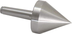 Royal Products - MT3 Taper Shank, 3-5/32" Head Diam 2,255 Lb Capacity Live Center - 5,000 Max RPM, 3-3/8" Head Length, 1" Point Diam, 3.39" Point Len, 475 Lb Max Workpc, 6-15/16" OAL, Pipe Nose Point - Exact Tool & Supply