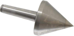 Royal Products - MT4 Taper Shank, 4-5/32" Head Diam 3,180 Lb Capacity Live Center - 4,500 Max RPM, 4-1/8" Head Length, 1-1/4" Point Diam, 4-1/8" Point Len, 630 Lb Max Workpc, 8-11/16" OAL, Pipe Nose Point - Exact Tool & Supply