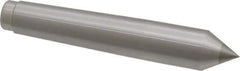 Royal Products - 0.7" Head Diam, Carbide-Tipped Steel Standard Point Solid Dead Center - 2MT Morse Taper, 0.7" Point Diam, 4-3/16" OAL - Exact Tool & Supply
