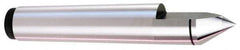 Royal Products - 1.748" Head Diam, Carbide-Tipped Steel Standard Point Half Dead Center - 5MT Morse Taper, 1.748" Point Diam, 8-1/2" OAL - Exact Tool & Supply
