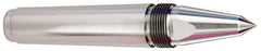 Royal Products - 1.748" Head Diam, Carbide-Tipped Steel Long Point Solid Dead Center - 5MT Morse Taper, 1/2" Point Diam, 8-7/16" OAL - Exact Tool & Supply