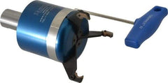 Royal Products - 1 Inch Round Shank Diameter, Coolant and Air Actuated Bar Puller - 1/8 to 3-1/8 Inch Gripping Range, 4 Inch Wide - Exact Tool & Supply