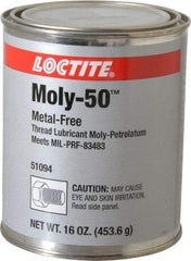 Loctite - 1 Lb Can General Purpose Anti-Seize Lubricant - Molybdenum Disulfide, -29 to 750°F, Gray, Water Resistant - Exact Tool & Supply