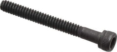 Value Collection - #4-40 UNC Hex Socket Drive, Socket Cap Screw - Alloy Steel, Black Oxide Finish, Partially Threaded, 1" Length Under Head - Exact Tool & Supply