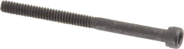 Value Collection - #4-40 UNC Hex Socket Drive, Socket Cap Screw - Alloy Steel, Black Oxide Finish, Partially Threaded, 1-1/2" Length Under Head - Exact Tool & Supply