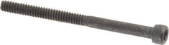 Value Collection - #4-40 UNC Hex Socket Drive, Socket Cap Screw - Alloy Steel, Black Oxide Finish, Partially Threaded, 1-1/2" Length Under Head - Exact Tool & Supply