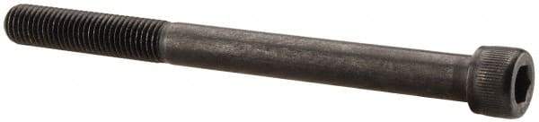 Value Collection - 1/4-28 UNF Hex Socket Drive, Socket Cap Screw - Alloy Steel, Black Oxide Finish, Partially Threaded, 3" Length Under Head - Exact Tool & Supply