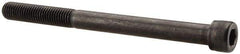 Value Collection - 1/4-28 UNF Hex Socket Drive, Socket Cap Screw - Alloy Steel, Black Oxide Finish, Partially Threaded, 3" Length Under Head - Exact Tool & Supply