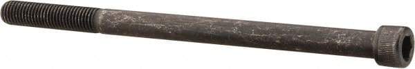 Value Collection - 1/4-28 UNF Hex Socket Drive, Socket Cap Screw - Alloy Steel, Black Oxide Finish, Partially Threaded, 4" Length Under Head - Exact Tool & Supply