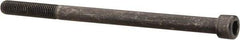Value Collection - 1/4-28 UNF Hex Socket Drive, Socket Cap Screw - Alloy Steel, Black Oxide Finish, Partially Threaded, 4" Length Under Head - Exact Tool & Supply