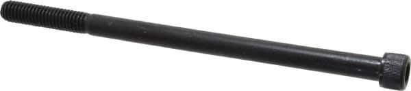 Value Collection - 3/8-16 UNC Hex Socket Drive, Socket Cap Screw - Alloy Steel, Black Oxide Finish, Partially Threaded, 6-1/2" Length Under Head - Exact Tool & Supply