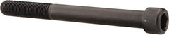 Value Collection - 3/8-24 UNF Hex Socket Drive, Socket Cap Screw - Alloy Steel, Black Oxide Finish, Partially Threaded, 3-3/4" Length Under Head - Exact Tool & Supply