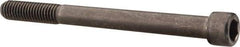 Value Collection - 7/16-14 UNC Hex Socket Drive, Socket Cap Screw - Alloy Steel, Black Oxide Finish, Partially Threaded, 5" Length Under Head - Exact Tool & Supply
