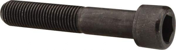 Value Collection - 7/16-20 UNF Hex Socket Drive, Socket Cap Screw - Alloy Steel, Black Oxide Finish, Partially Threaded, 2-1/2" Length Under Head - Exact Tool & Supply