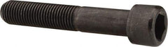 Value Collection - 7/16-20 UNF Hex Socket Drive, Socket Cap Screw - Alloy Steel, Black Oxide Finish, Partially Threaded, 2-1/2" Length Under Head - Exact Tool & Supply